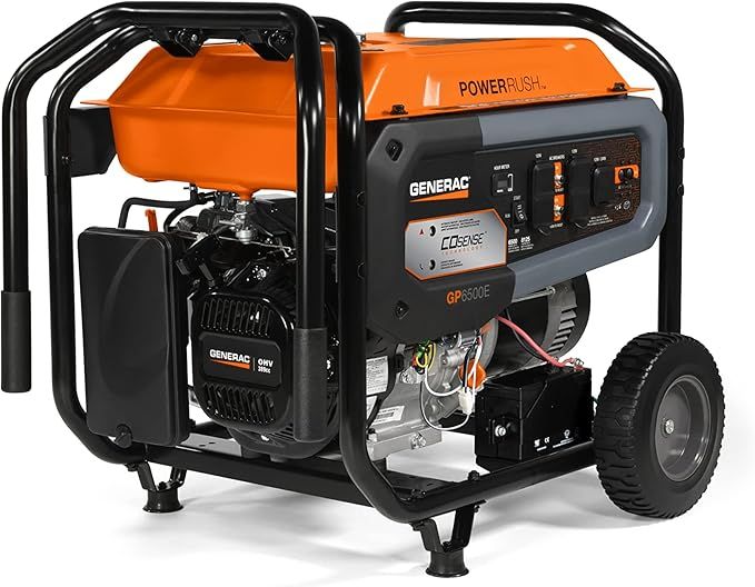 Buy Generac GP6500E 6500‑watt portable generator from US Equiper LLC